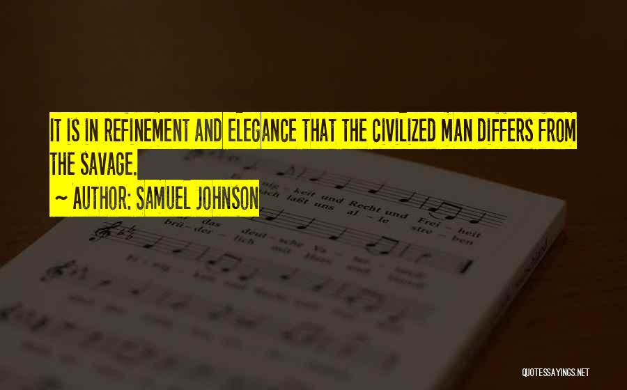 Refinement Quotes By Samuel Johnson
