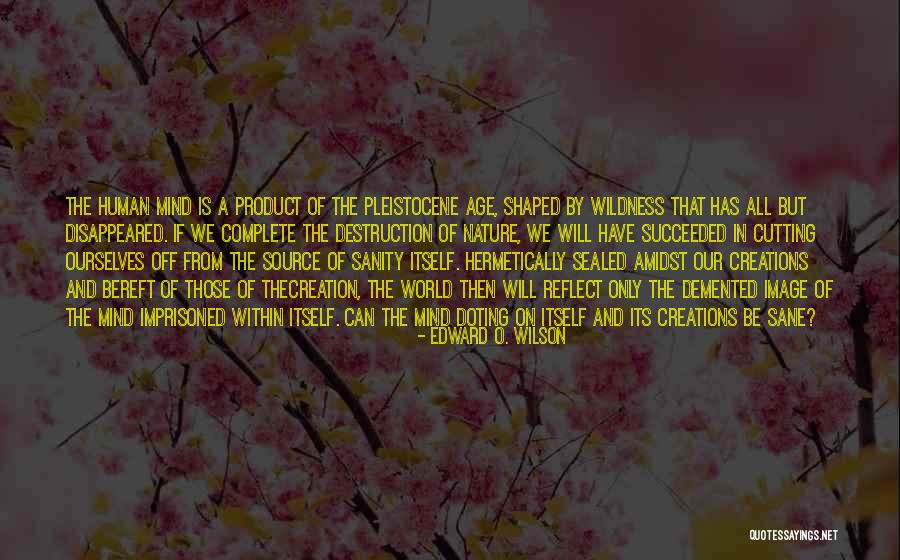 Reflect Nature Quotes By Edward O. Wilson