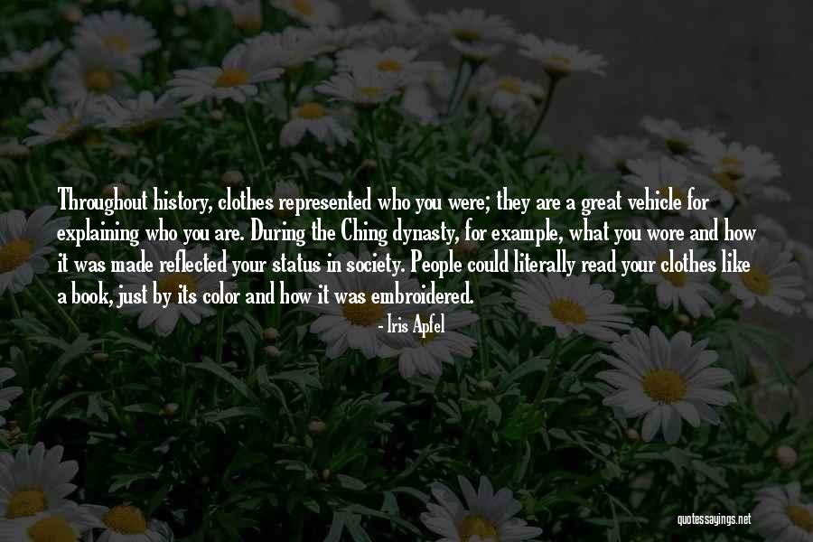 Reflected In You Book Quotes By Iris Apfel