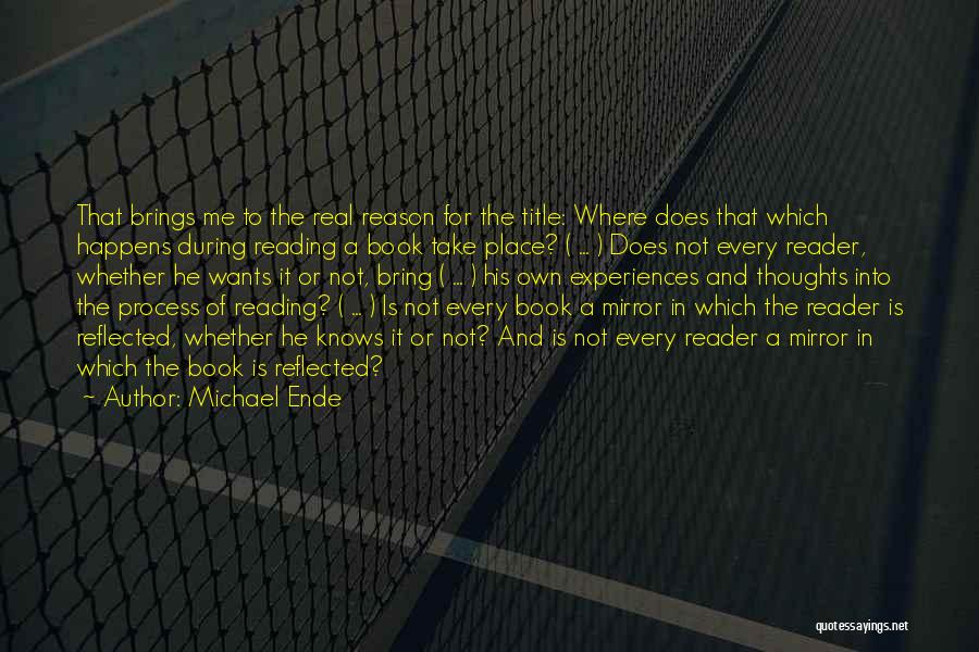 Reflected In You Book Quotes By Michael Ende