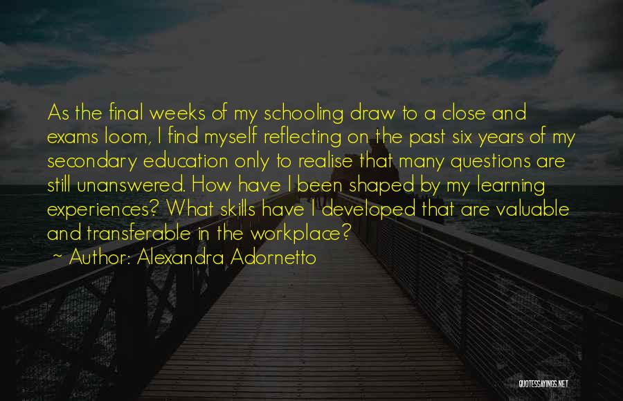 Reflecting On The Past Quotes By Alexandra Adornetto