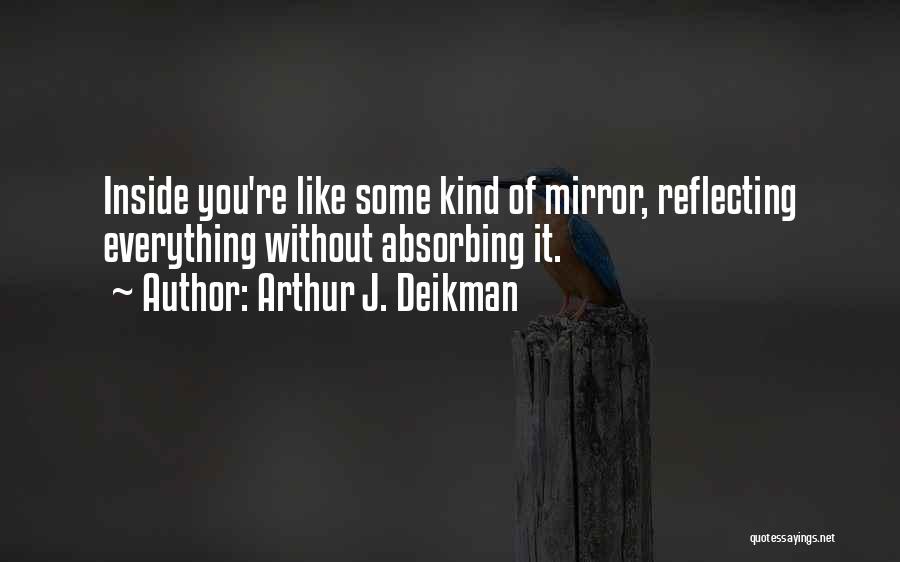 Reflecting On The Past Quotes By Arthur J. Deikman