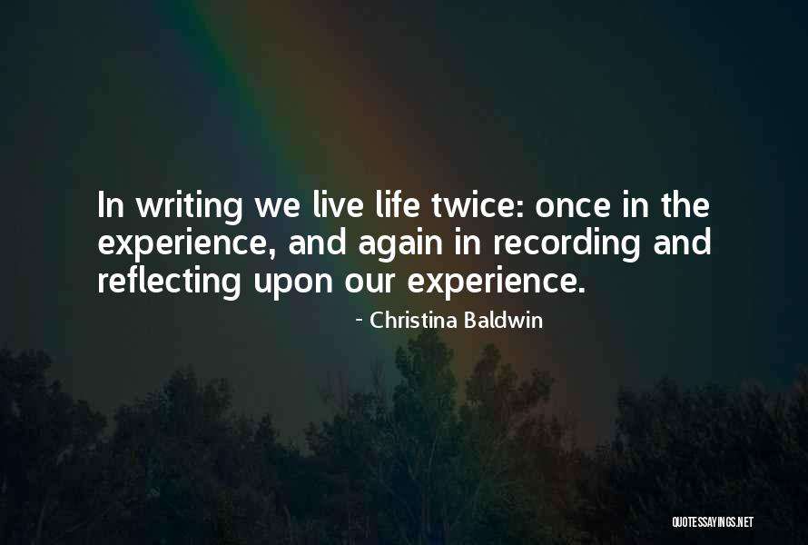 Reflecting Quotes By Christina Baldwin