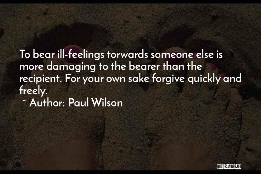 Reflecting Quotes By Paul Wilson