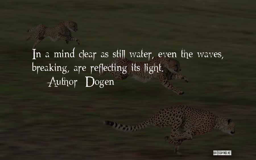 Reflecting Water Quotes By Dogen