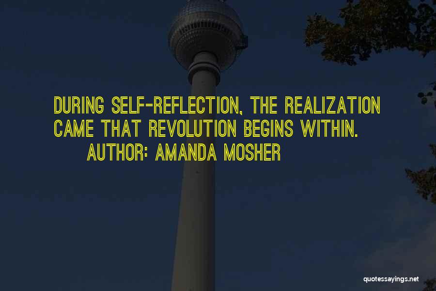 Reflection And Love Quotes By Amanda Mosher