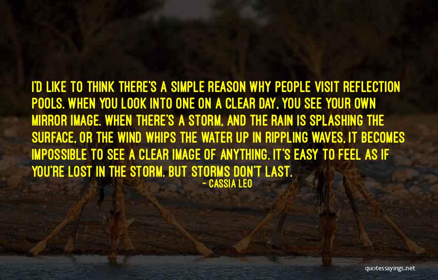Reflection In Mirror Quotes By Cassia Leo Reflection In Mirror Quotes By Cassia Leo