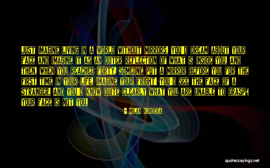Reflection In Mirror Quotes By Milan Kundera Reflection In Mirror Quotes By Milan Kundera