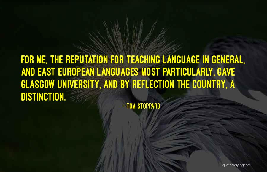 Reflection In Teaching Quotes By Tom Stoppard Reflection In Teaching Quotes By Tom Stoppard