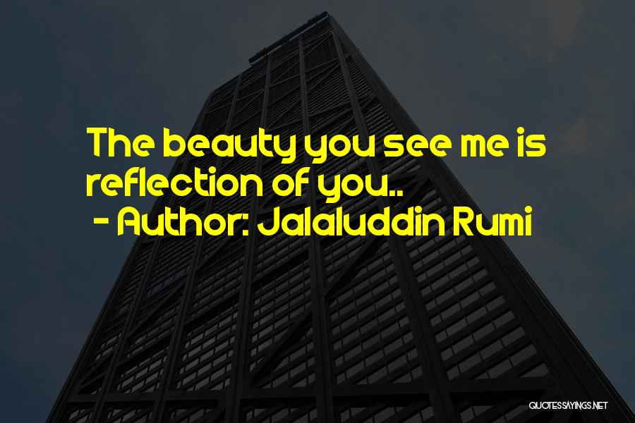 Reflection Of Me Quotes By Jalaluddin Rumi