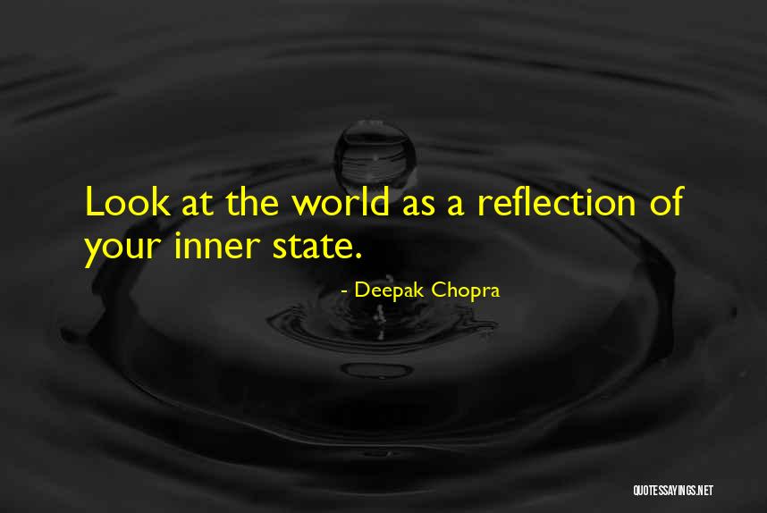Reflection Of The Inner World Quotes By Deepak Chopra Reflection Of The Inner World Quotes By Deepak Chopra