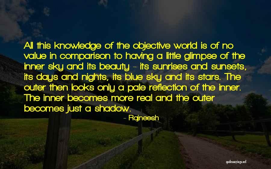 Reflection Of The Inner World Quotes By Rajneesh Reflection Of The Inner World Quotes By Rajneesh