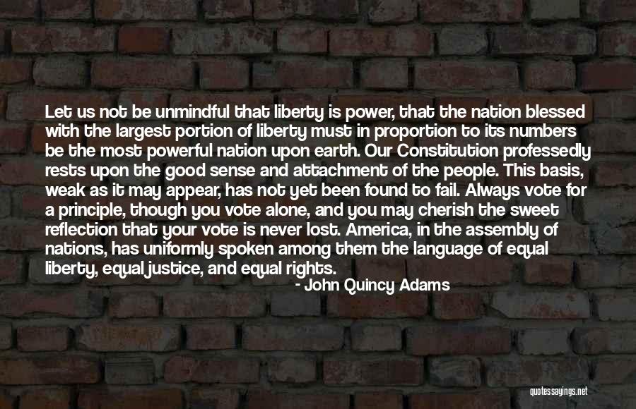 Reflection Of Them Not You Quotes By John Quincy Adams Reflection Of Them Not You Quotes By John Quincy Adams