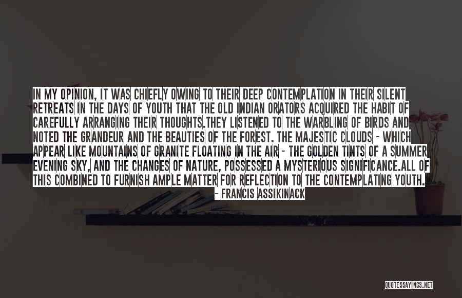 Reflection Of Thoughts Quotes By Francis Assikinack Reflection Of Thoughts Quotes By Francis Assikinack