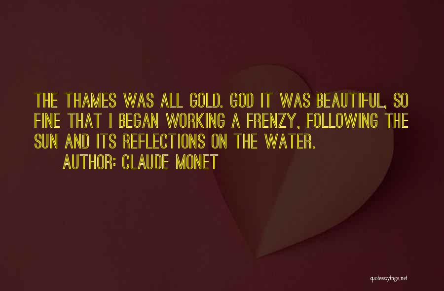 Reflection On The Water Quotes By Claude Monet