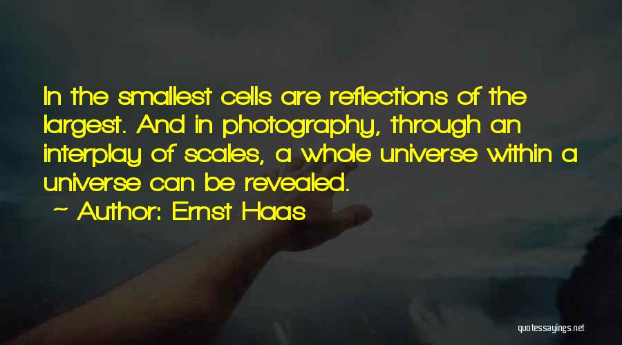 Reflection Photography Quotes By Ernst Haas