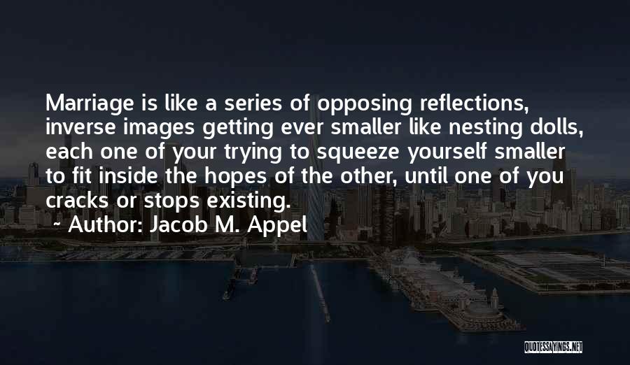 Reflections Of Yourself Quotes By Jacob M. Appel