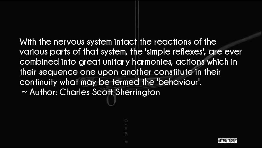 Reflexes Quotes By Charles Scott Sherrington