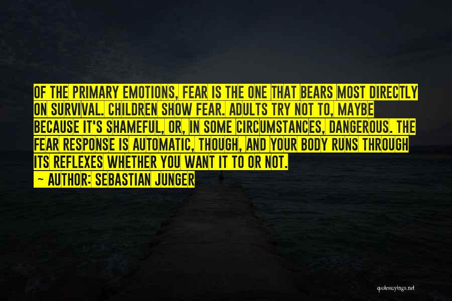 Reflexes Quotes By Sebastian Junger