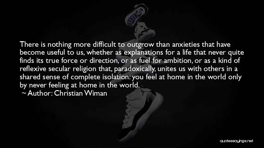 Reflexive Quotes By Christian Wiman