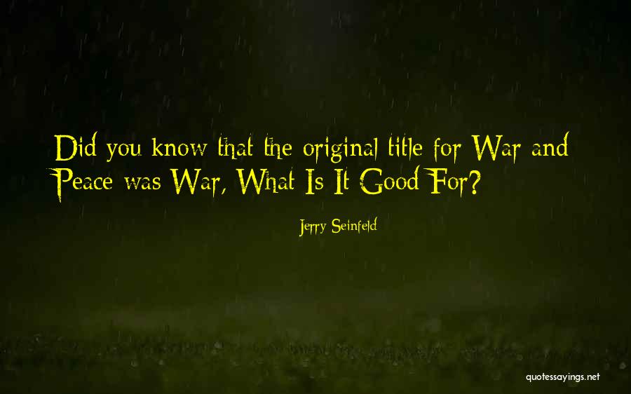 Reforged Quotes By Jerry Seinfeld Reforged Quotes By Jerry Seinfeld