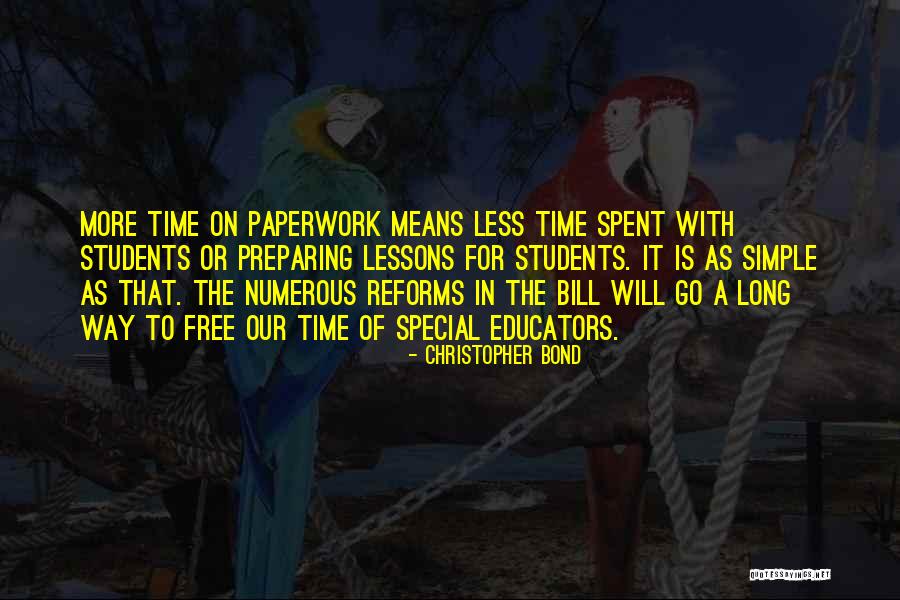 Reforms Quotes By Christopher Bond Reforms Quotes By Christopher Bond