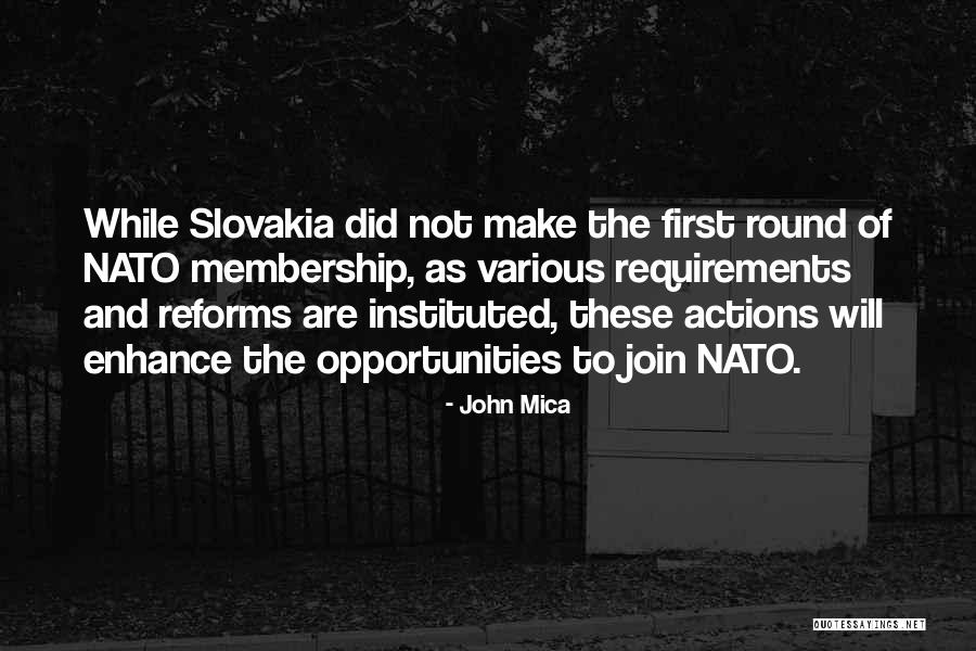 Reforms Quotes By John Mica Reforms Quotes By John Mica