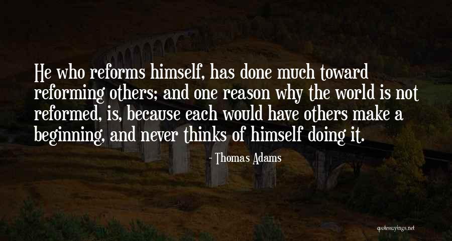 Reforms Quotes By Thomas Adams Reforms Quotes By Thomas Adams