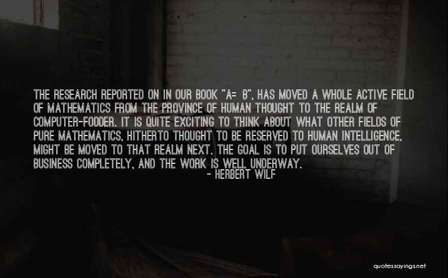 Refractors And Reflectors Quotes By Herbert Wilf Refractors And Reflectors Quotes By Herbert Wilf