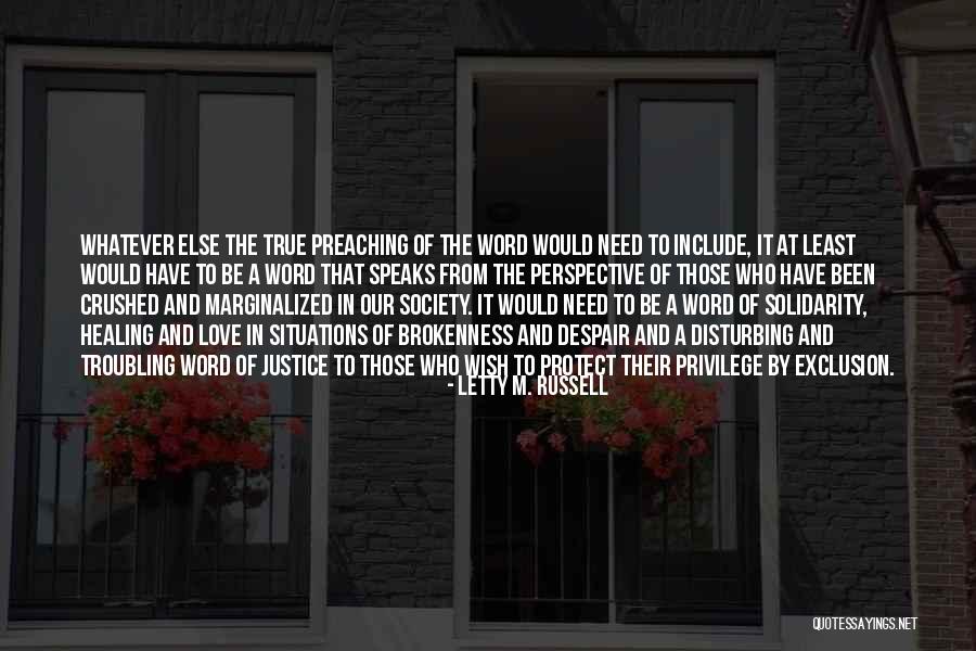 Refratarios Quotes By Letty M. Russell Refratarios Quotes By Letty M. Russell