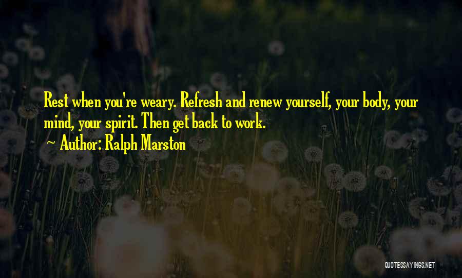 Refresh Renew Quotes By Ralph Marston