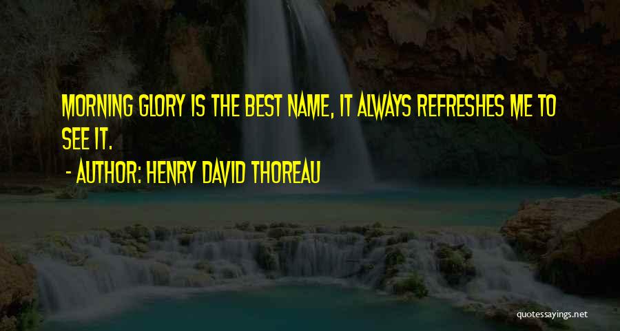 Refreshes Quotes By Henry David Thoreau