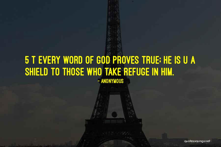 Refuge From God Quotes By Anonymous Refuge From God Quotes By Anonymous