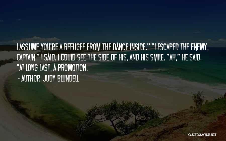 Refugee Quotes By Judy Blundell