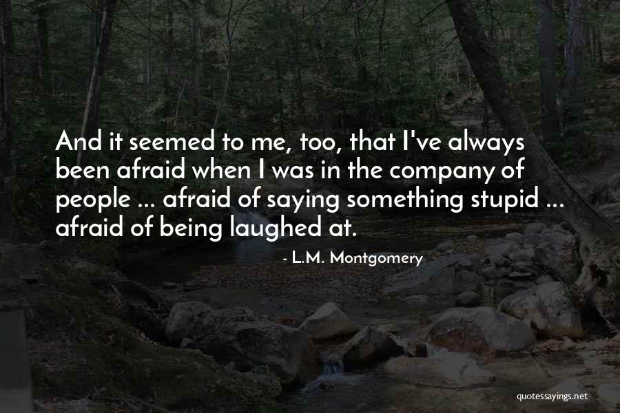 Refugiare Quotes By L.M. Montgomery Refugiare Quotes By L.M. Montgomery