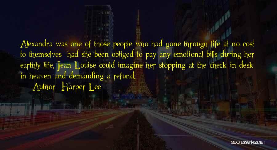 Refund Quotes By Harper Lee