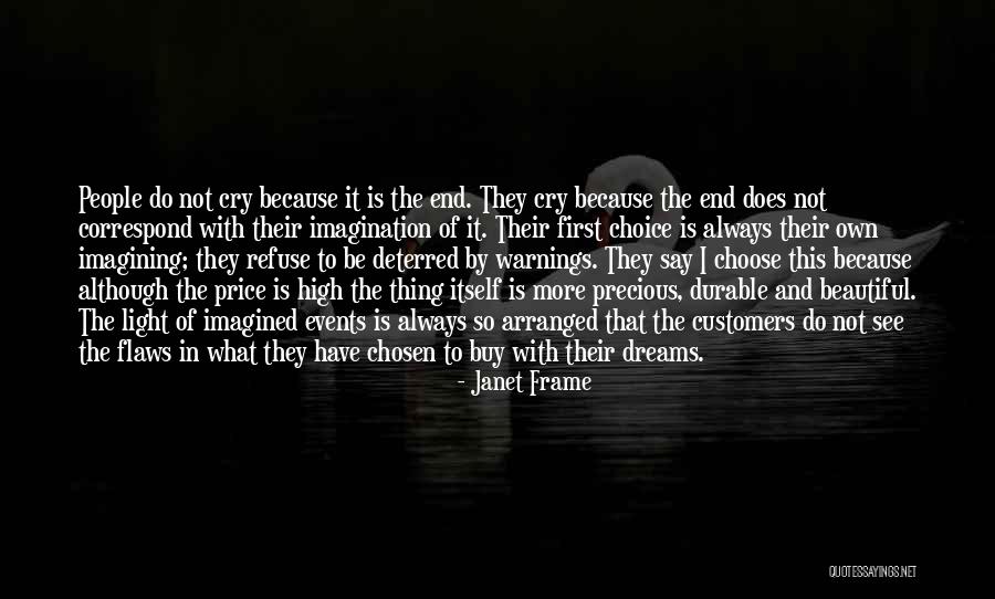 Refuse To Cry Quotes By Janet Frame