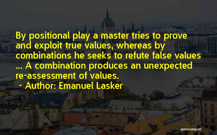 Refute Quotes By Emanuel Lasker