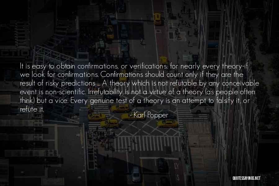 Refute Quotes By Karl Popper