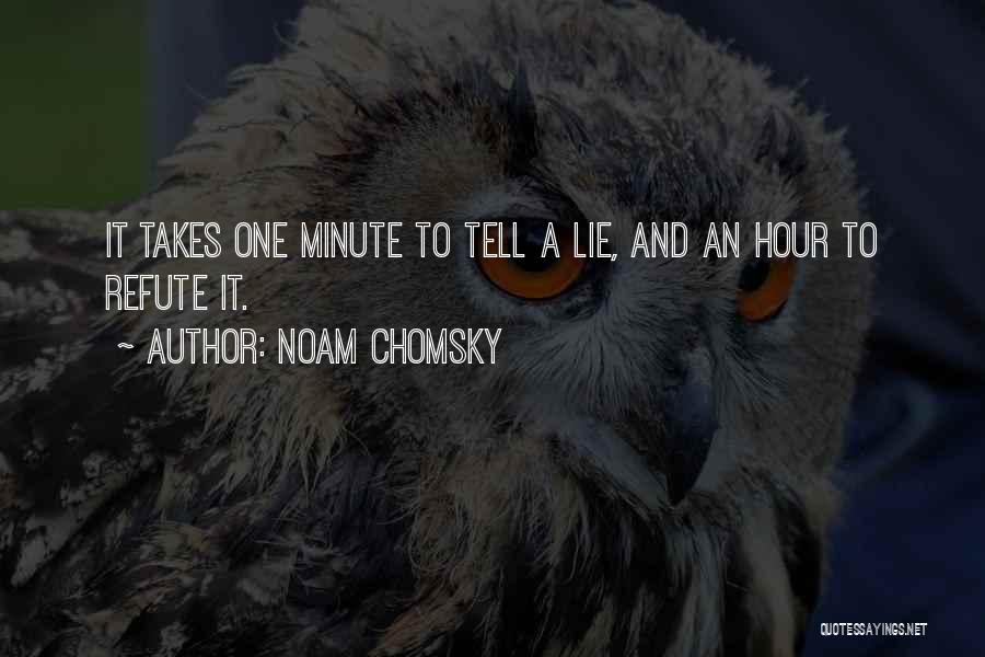 Refute Quotes By Noam Chomsky