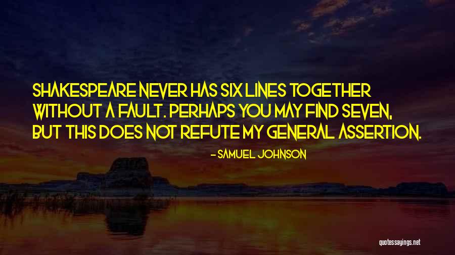 Refute Quotes By Samuel Johnson