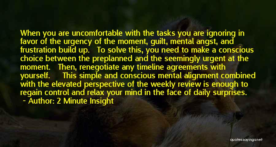 Regain Control Quotes By 2 Minute Insight