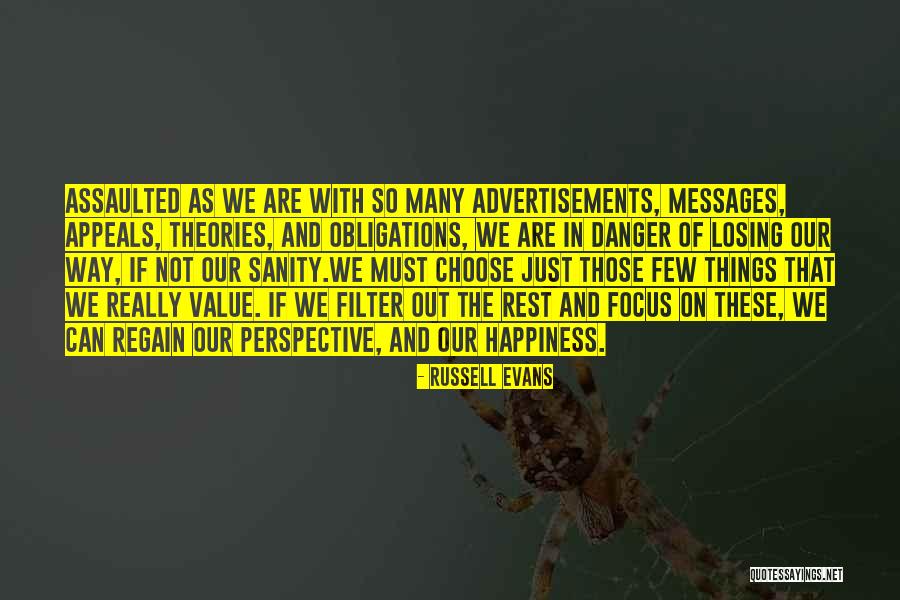 Regain Happiness Quotes By Russell Evans Regain Happiness Quotes By Russell Evans