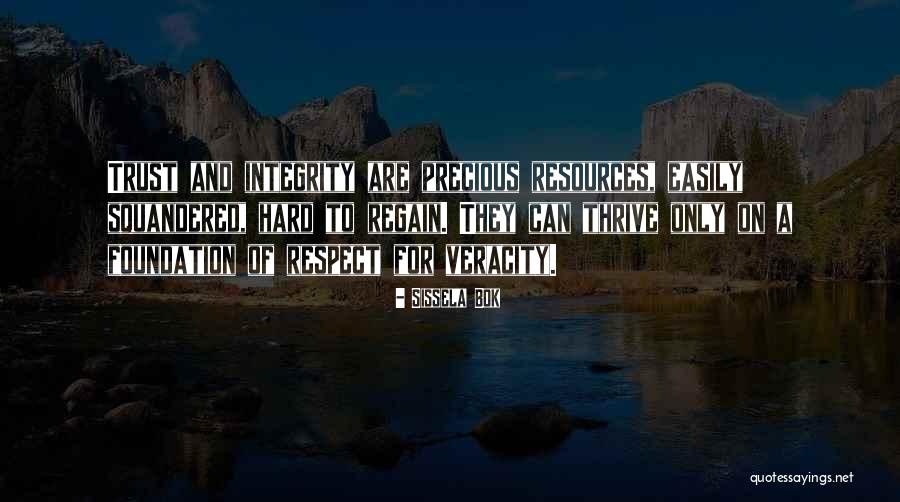 Regain Trust Quotes By Sissela Bok Regain Trust Quotes By Sissela Bok