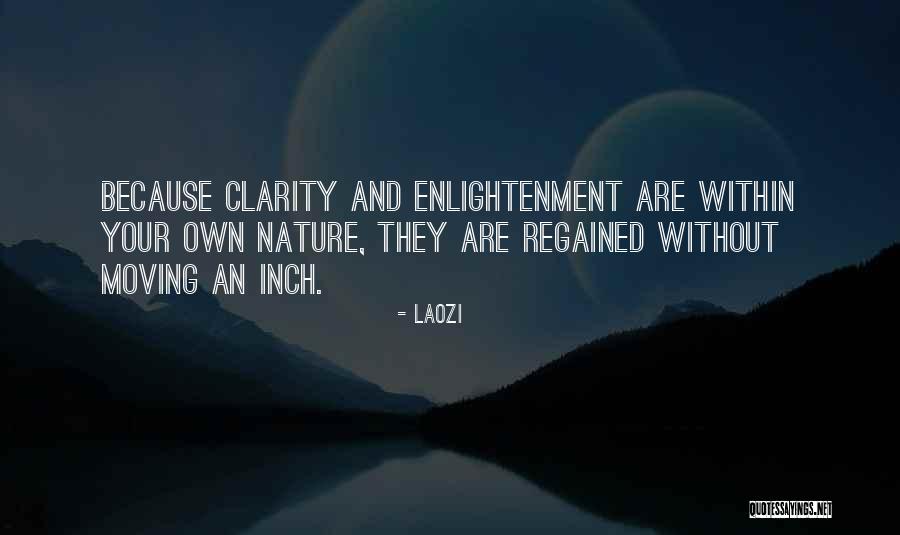 Regained Quotes By Laozi
