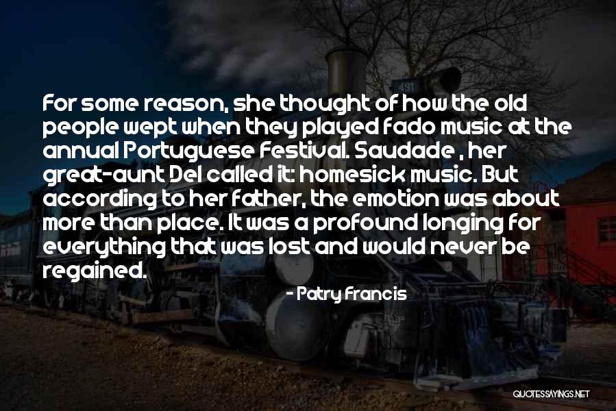 Regained Quotes By Patry Francis