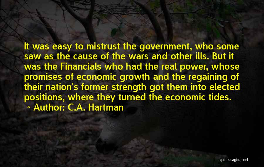 Regaining Power Quotes By C.A. Hartman