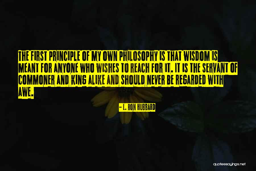 Regarded With Awe Quotes By L. Ron Hubbard Regarded With Awe Quotes By L. Ron Hubbard