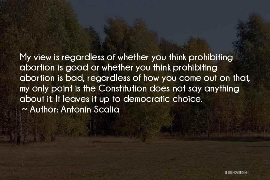 Regardless Of Anything Quotes By Antonin Scalia