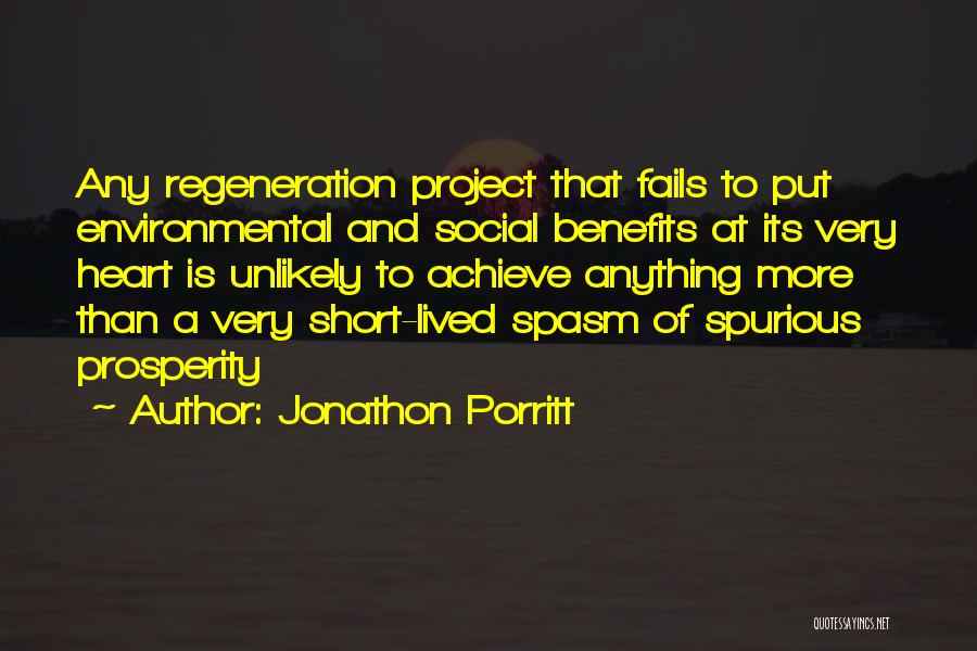 Regeneration Quotes By Jonathon Porritt